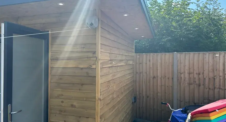 Shed/ outhouse electrics in Bristol