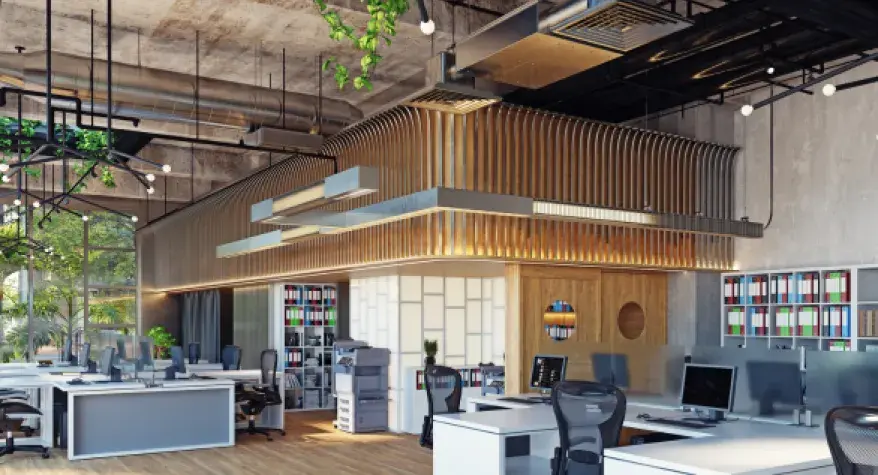 What happens during an office electrical refurbishment? 